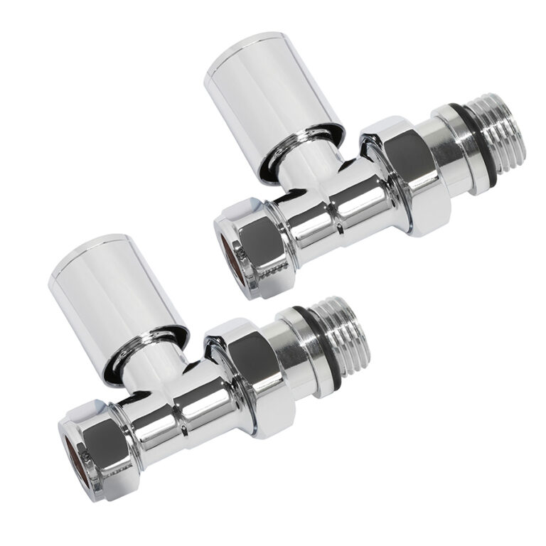 Buy Lockshield Towel Rail Valves Straight Pair 15mm x 1/2